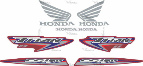 Комплект наклеек Honda CG-150 2007 TITAN