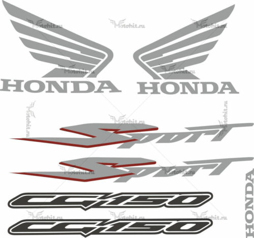 Комплект наклеек Honda CG-150 2008 ES-TITAN-SPORT