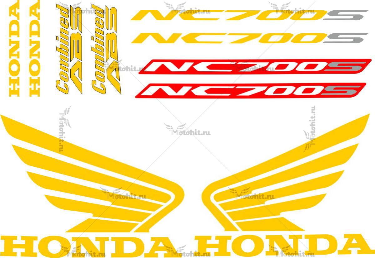 Комплект наклеек Honda NC-700-S