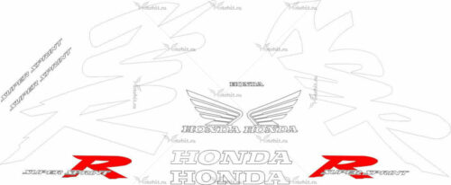 Комплект наклеек Honda NSR-125-R 1999