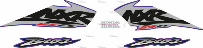 Комплект наклеек Honda NXR-125 2003 SILVER