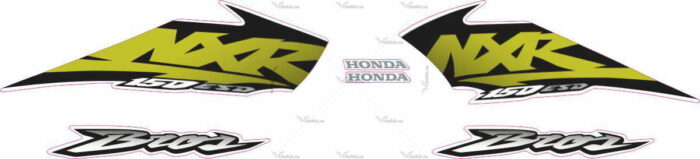 Комплект наклеек Honda NXR-150 2003 gold