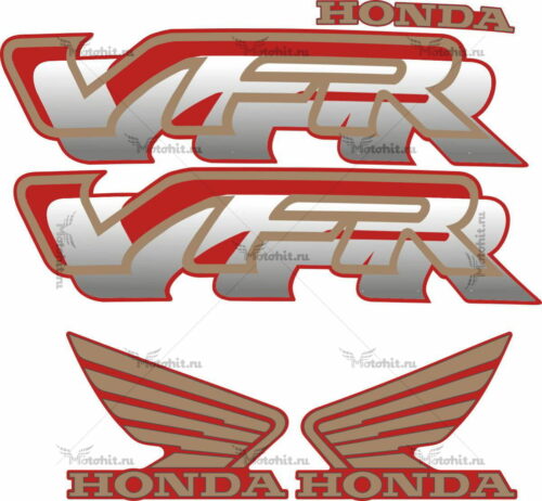 Комплект наклеек Honda VFR 1997 RED