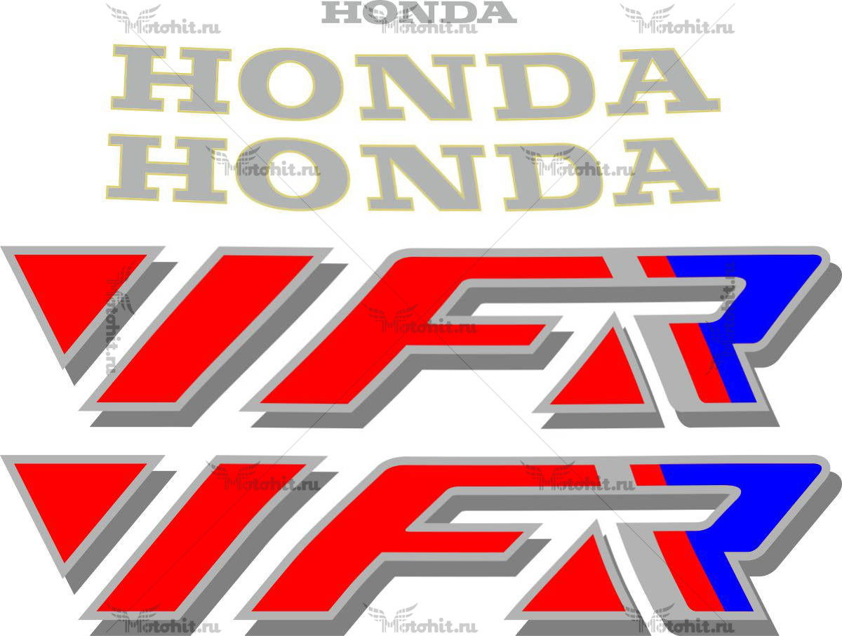 Комплект наклеек Honda VFR-750 1990