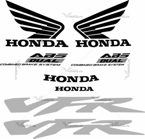Комплект наклеек Honda VFR-800-F 2009+ V-TEC