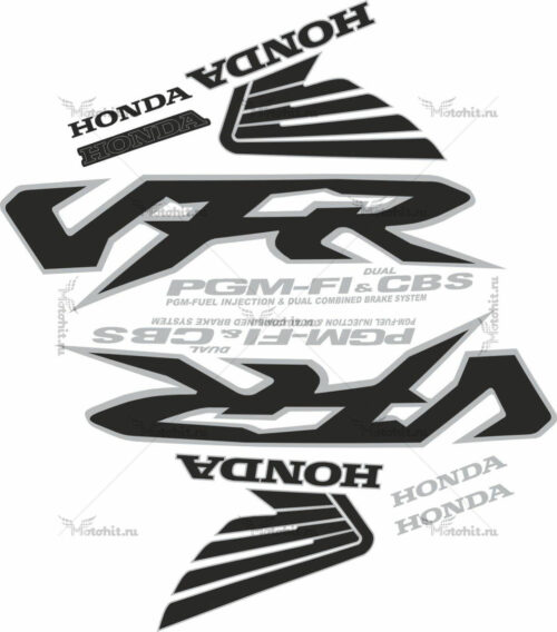 Комплект наклеек Honda VFR-800i 1998-2001