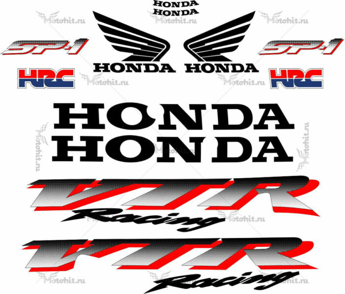 Комплект наклеек Honda VTR-1000 2000-2001 RC51-SP1-TXT