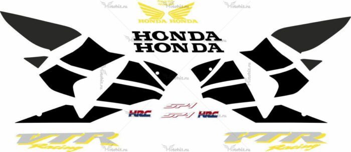 Комплект наклеек Honda VTR-1000 2000-2001 SP1-GOLD