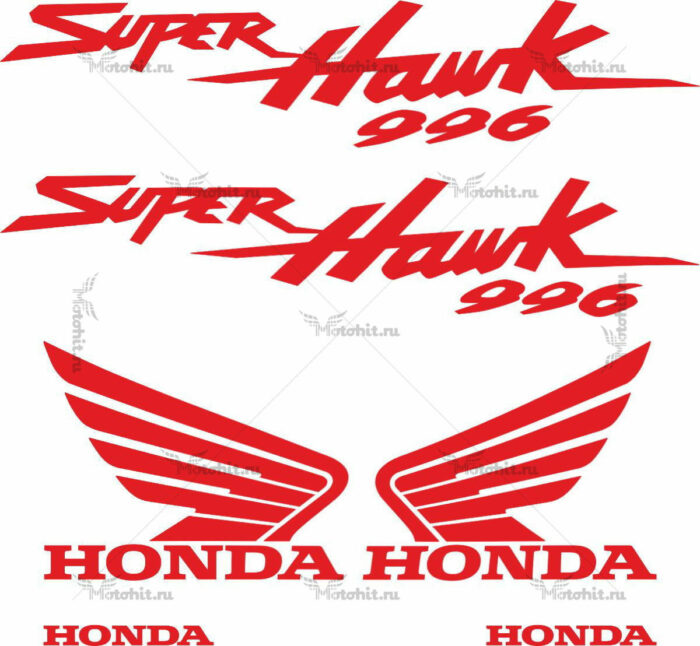 Комплект наклеек Honda VTR-1000-F-996 SUPERHAWK