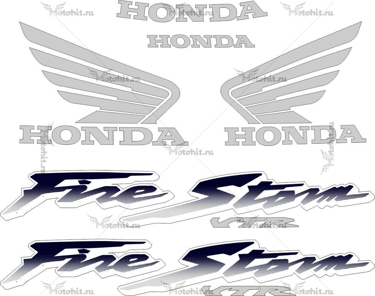 Комплект наклеек Honda VTR-1000-F 1997-2005 DARK