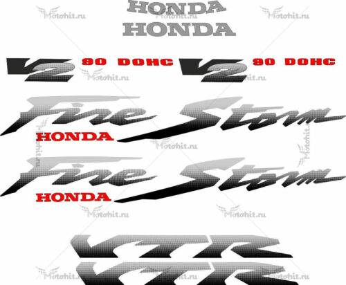 Комплект наклеек Honda VTR-1000-F 1997-2005 LIGHT