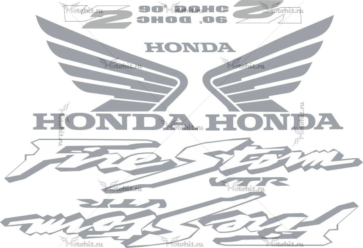 Комплект наклеек Honda VTR-1000-F 2001 FIRESTORM