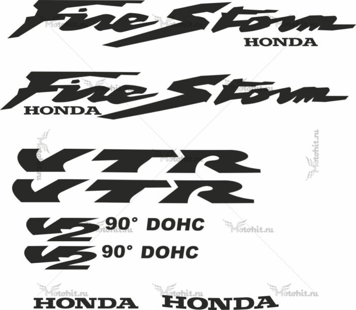 Комплект наклеек Honda VTR-FIRESTORM