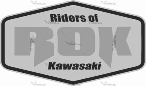 Наклейка Kawasaki RIDERS-OF-ROCK