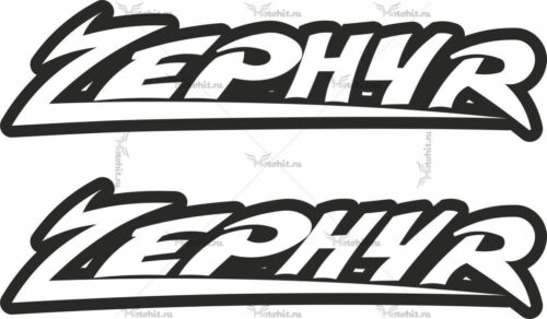 Наклейка Kawasaki ZEPHER