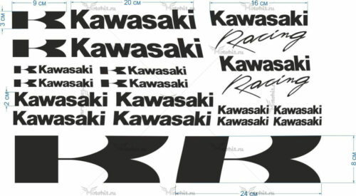 Комплект наклеек Kawasaki 18-STICKER promo