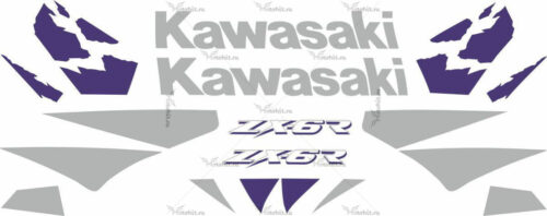 Комплект наклеек Kawasaki ZX-6R 1996 2