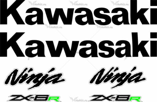 Комплект наклеек Kawasaki ZX-6R 2010