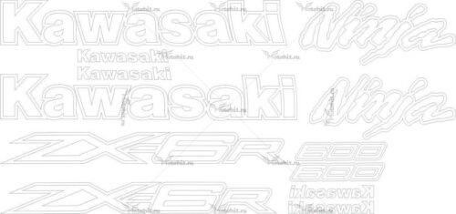 Комплект наклеек Kawasaki ZX-6R 2012 ORIGINAL