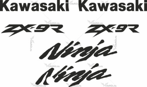 Комплект наклеек Kawasaki ZX-9R 1998 NINJA