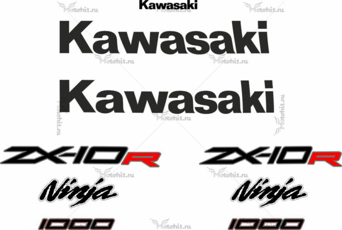 Комплект наклеек Kawasaki ZX-10-R 2013