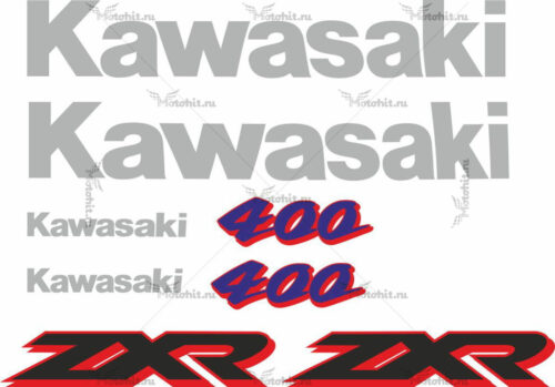 Комплект наклеек Kawasaki ZXR-400 1996