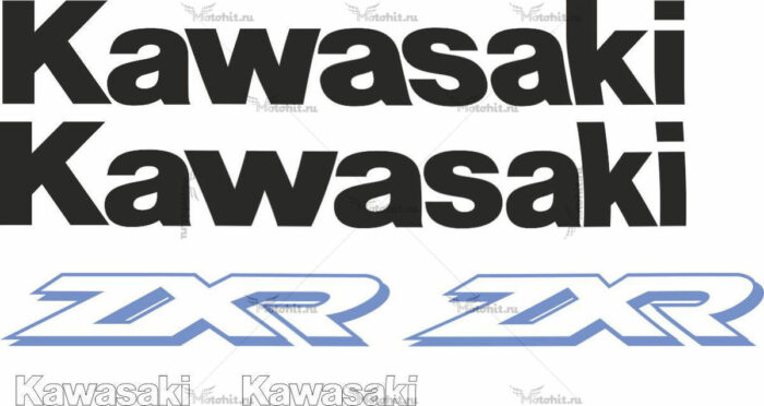 Комплект наклеек Kawasaki ZXR-400 2000