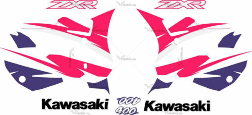 Комплект наклеек Kawasaki ZXR-400 2001-2003