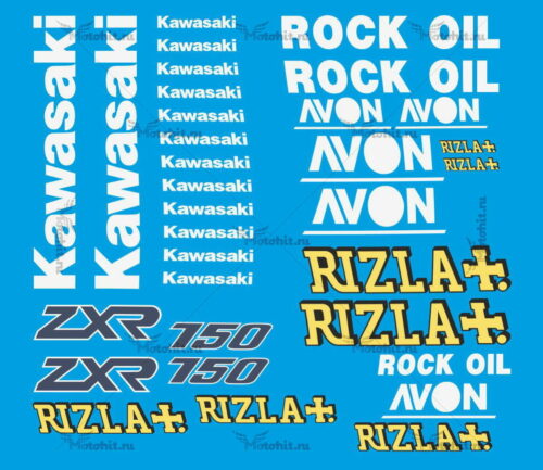 Комплект наклеек Kawasaki ZXR-750 RIZLA