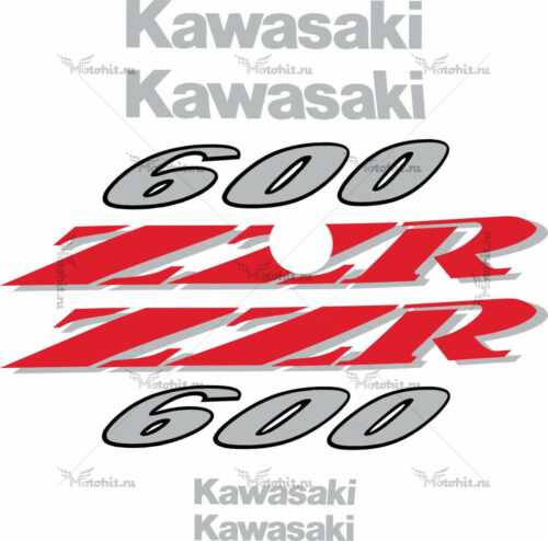 Комплект наклеек Kawasaki ZZR-600 1995-2004