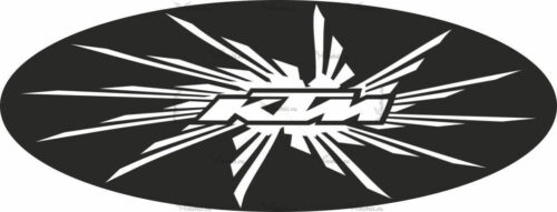 Наклейка KTM LOGO-SUN-BLACK