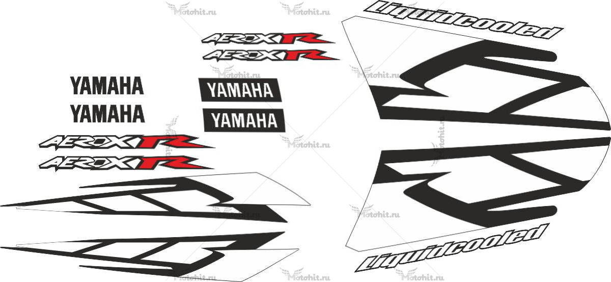 Комплект наклеек Yamaha AEROX-R-LIQUID-COOLED