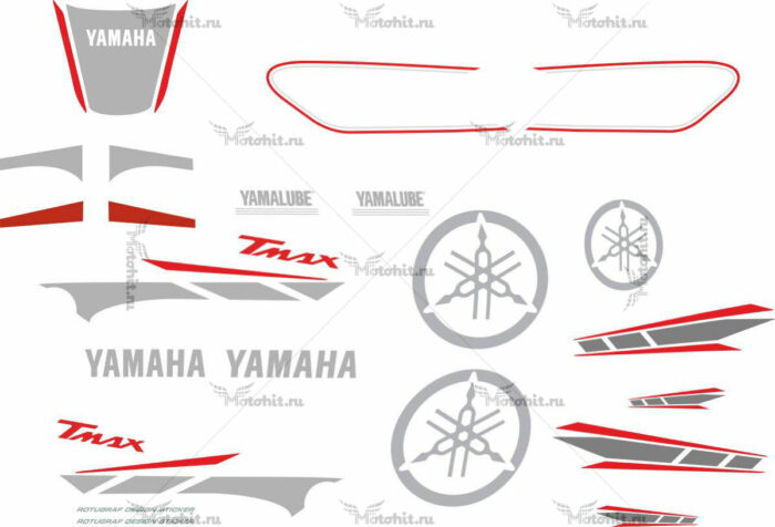Комплект наклеек Yamaha T-MAX-500