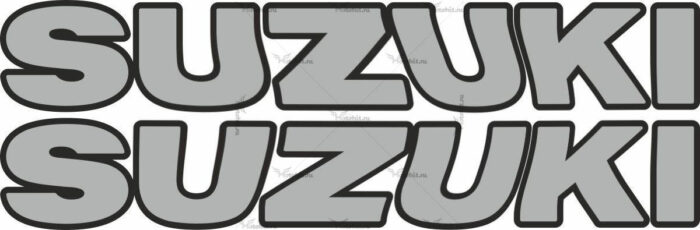 Наклейка SUZUKI TXT 2COLOR