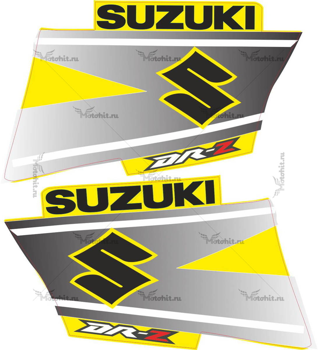 Комплект наклеек SUZUKI DRZ-250
