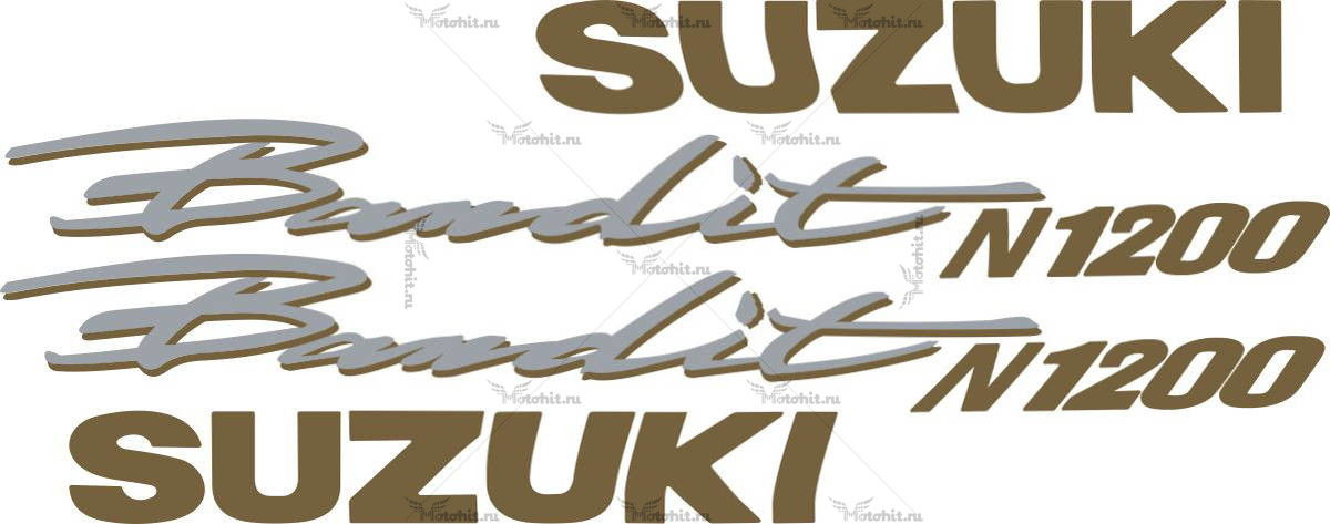 Комплект наклеек SUZUKI GSF-1200-N 1999