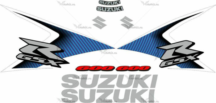 Комплект наклеек SUZUKI GSX-R-600 2008