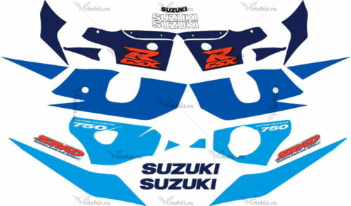 Комплект наклеек SUZUKI GSX-R-750 1998-1999