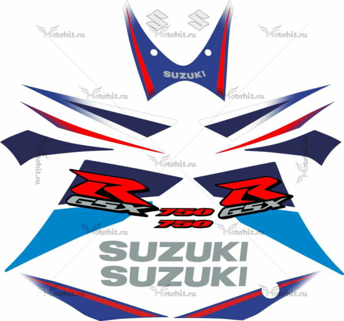 Комплект наклеек SUZUKI GSX-R-750 2007