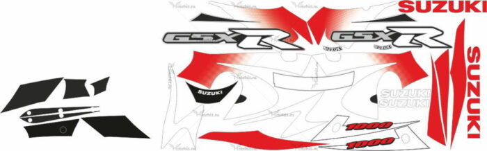Комплект наклеек SUZUKI GSX-R-1000 2001