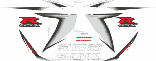 Комплект наклеек SUZUKI GSX-R-1000 2008 SILVER