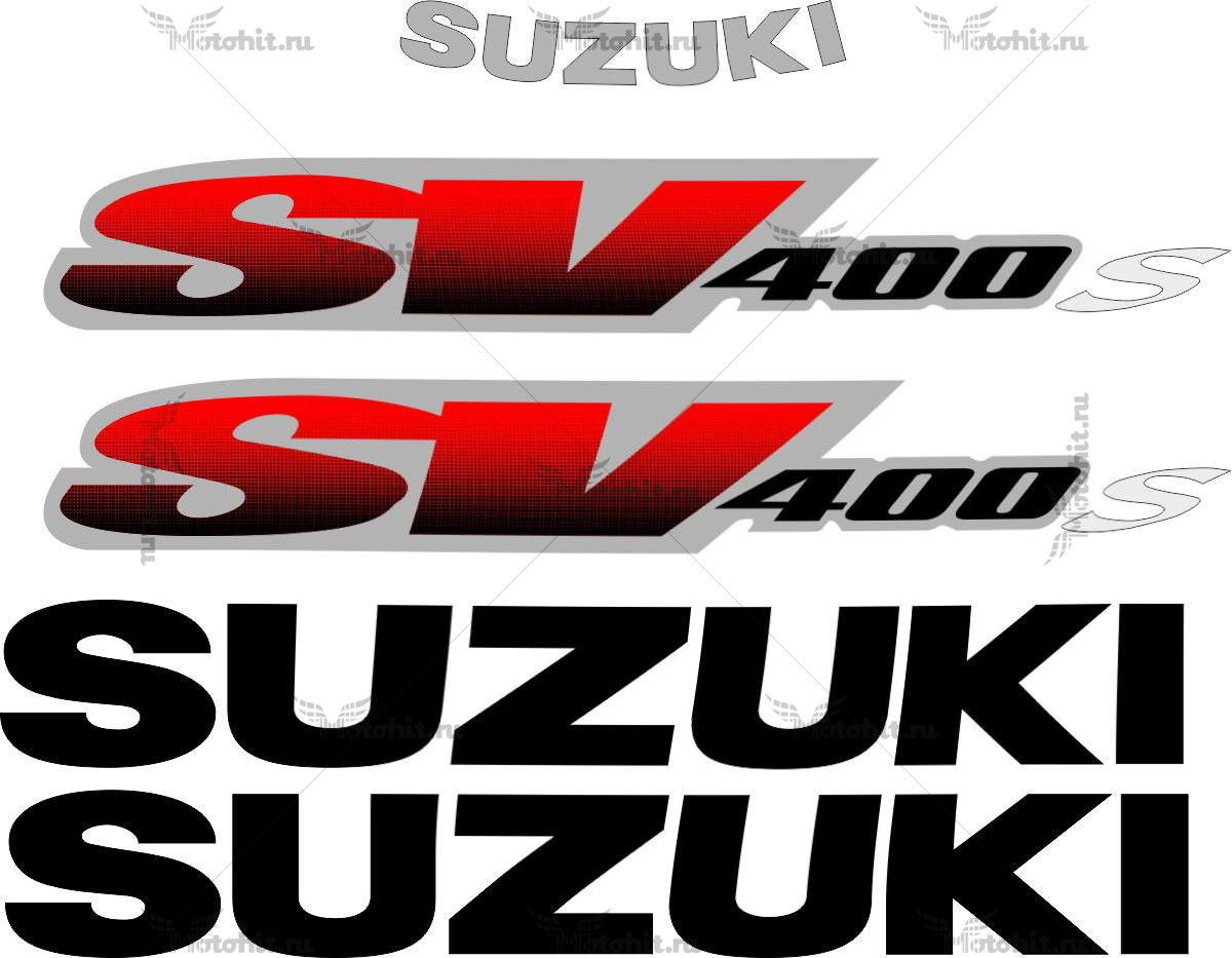 Комплект наклеек SUZUKI SV-400-S 1998