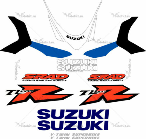 Комплект наклеек SUZUKI TL-1000-R 1999 2