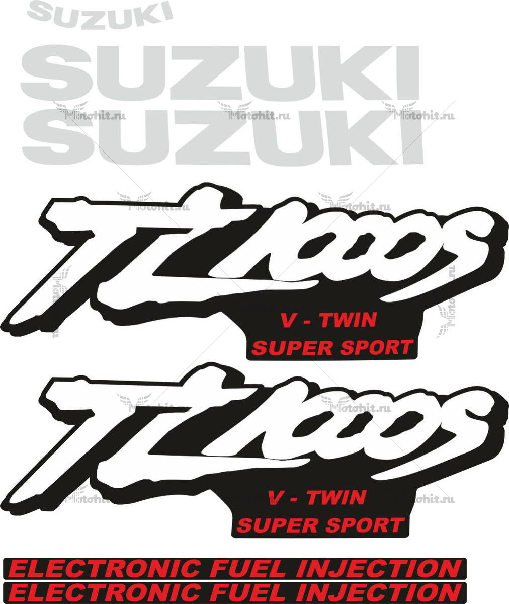 Комплект наклеек SUZUKI TL-1000-S 1997-2003