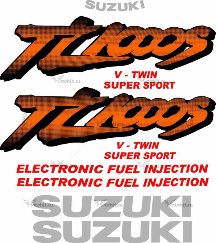 Комплект наклеек SUZUKI TL-1000-S 1999