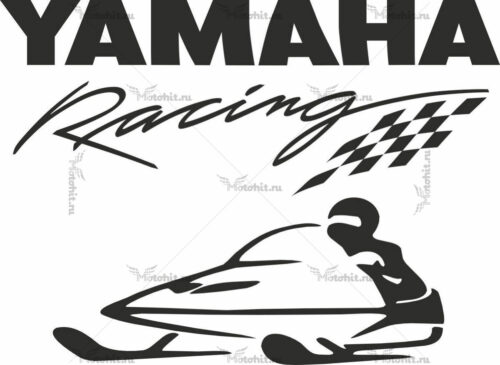 Наклейка Yamaha RACING