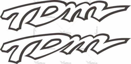 Наклейка Yamaha TDM