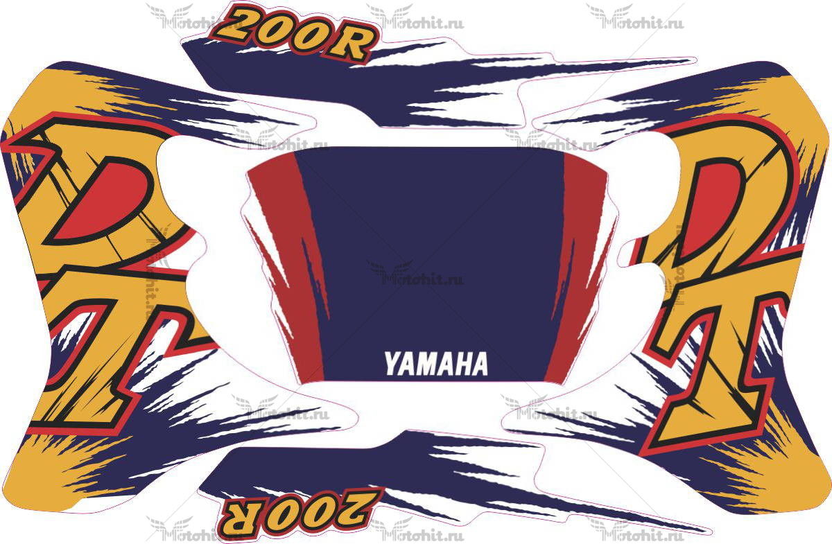 Комплект наклеек Yamaha DT-200-R 1996