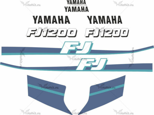 Комплект наклеек Yamaha FJ-1200 BLUE 1995+