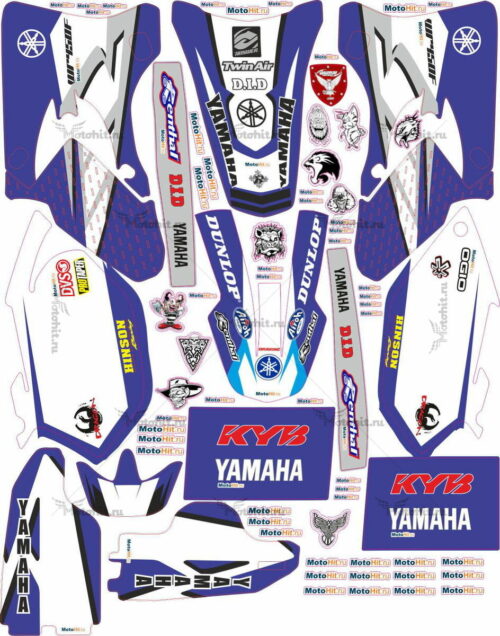 Комплект наклеек Yamaha WR-450 2005